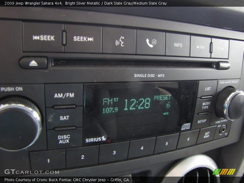 Bright Silver Metallic / Dark Slate Gray/Medium Slate Gray 2009 Jeep Wrangler Sahara 4x4