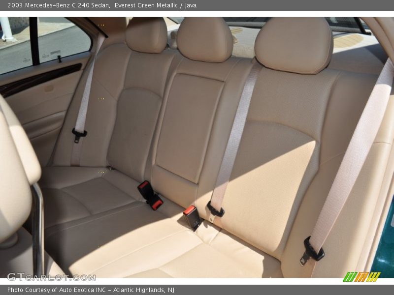  2003 C 240 Sedan Java Interior