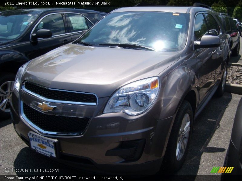 Mocha Steel Metallic / Jet Black 2011 Chevrolet Equinox LT