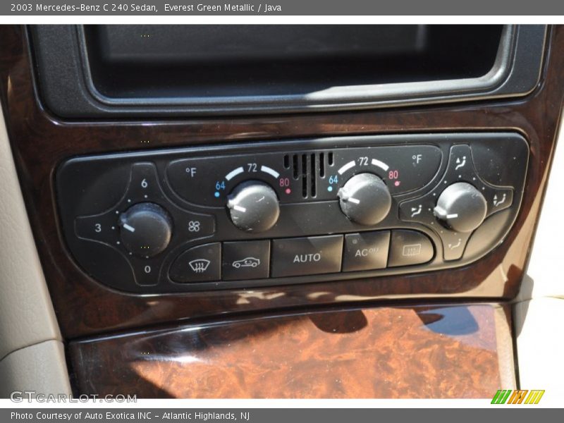 Everest Green Metallic / Java 2003 Mercedes-Benz C 240 Sedan