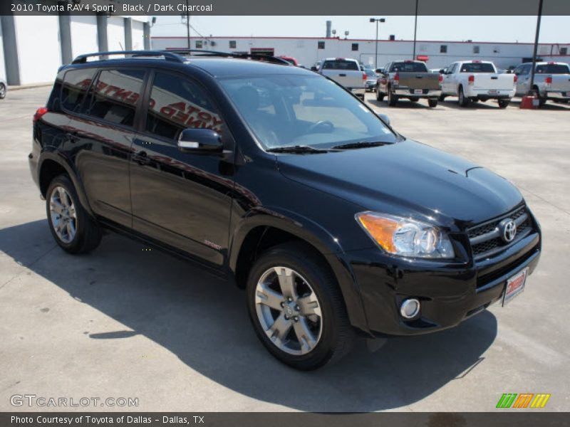 Black / Dark Charcoal 2010 Toyota RAV4 Sport