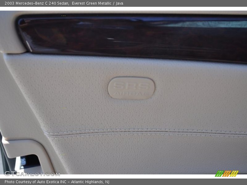 Everest Green Metallic / Java 2003 Mercedes-Benz C 240 Sedan
