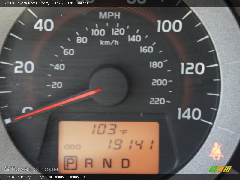 Black / Dark Charcoal 2010 Toyota RAV4 Sport