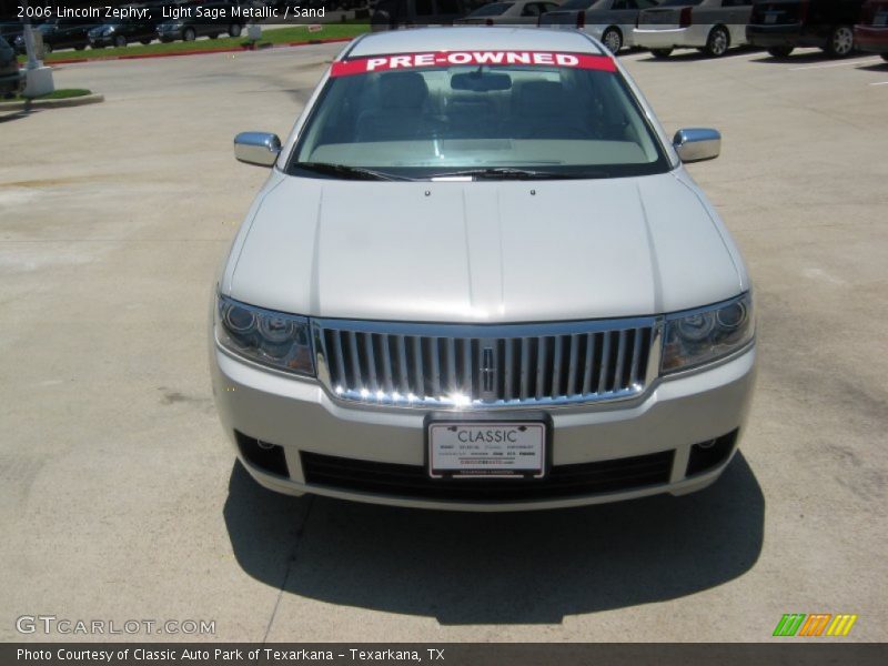 Light Sage Metallic / Sand 2006 Lincoln Zephyr