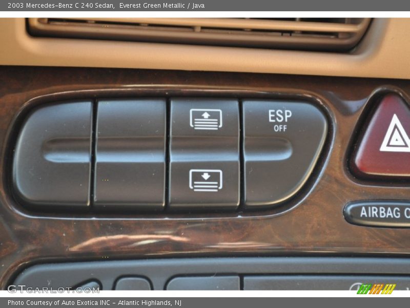 Everest Green Metallic / Java 2003 Mercedes-Benz C 240 Sedan