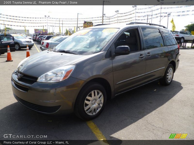 Phantom Gray Pearl / Stone 2005 Toyota Sienna LE