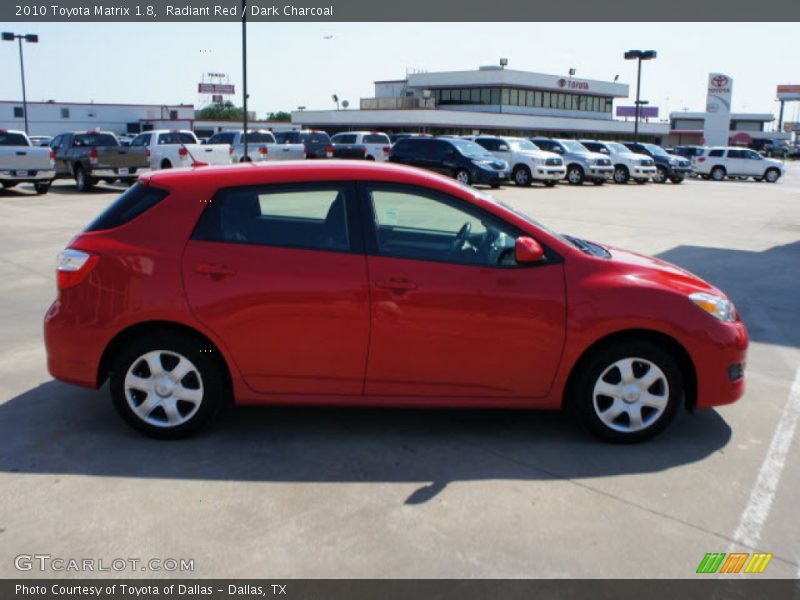 Radiant Red / Dark Charcoal 2010 Toyota Matrix 1.8