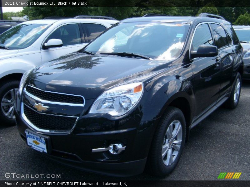 Black / Jet Black 2011 Chevrolet Equinox LT