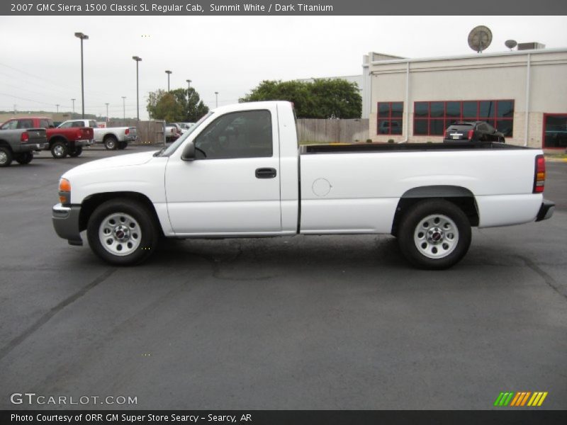  2007 Sierra 1500 Classic SL Regular Cab Summit White