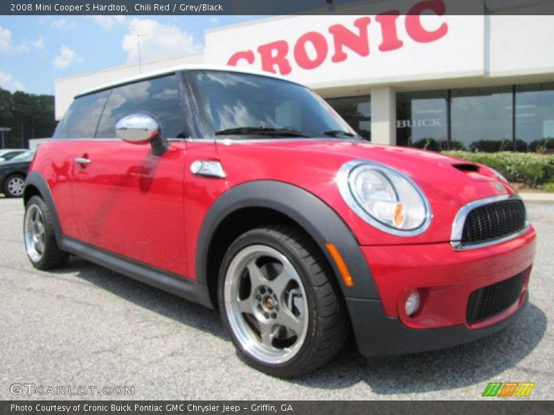 Chili Red / Grey/Black 2008 Mini Cooper S Hardtop