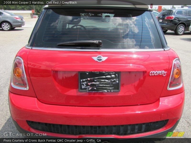 Chili Red / Grey/Black 2008 Mini Cooper S Hardtop