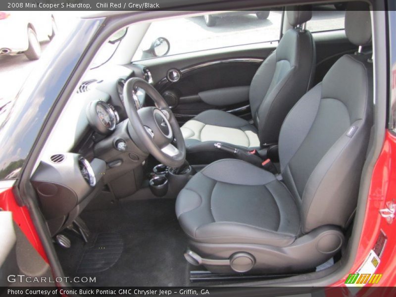 Chili Red / Grey/Black 2008 Mini Cooper S Hardtop