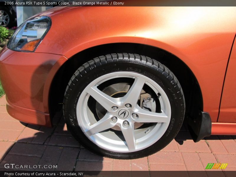 Blaze Orange Metallic / Ebony 2006 Acura RSX Type S Sports Coupe