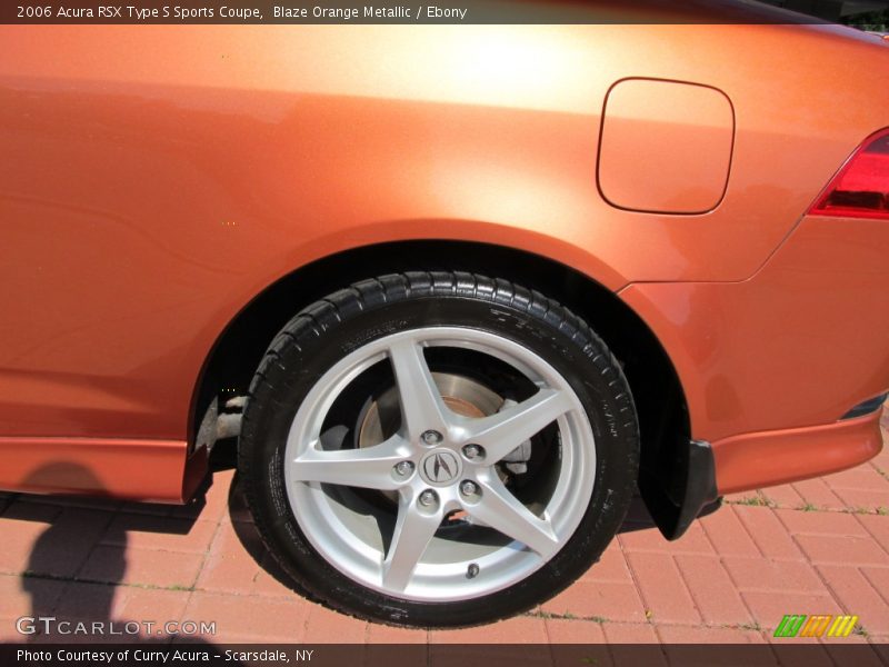 Blaze Orange Metallic / Ebony 2006 Acura RSX Type S Sports Coupe