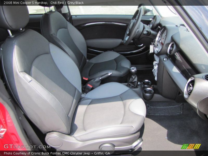 Chili Red / Grey/Black 2008 Mini Cooper S Hardtop