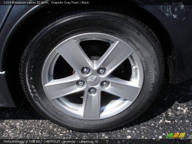 Graphite Gray Pearl / Black 2009 Mitsubishi Lancer ES Sport