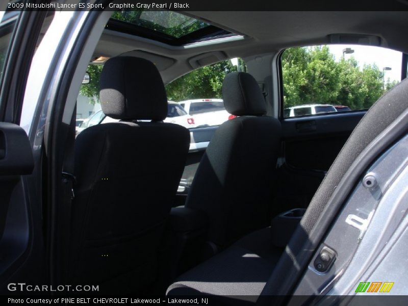Graphite Gray Pearl / Black 2009 Mitsubishi Lancer ES Sport