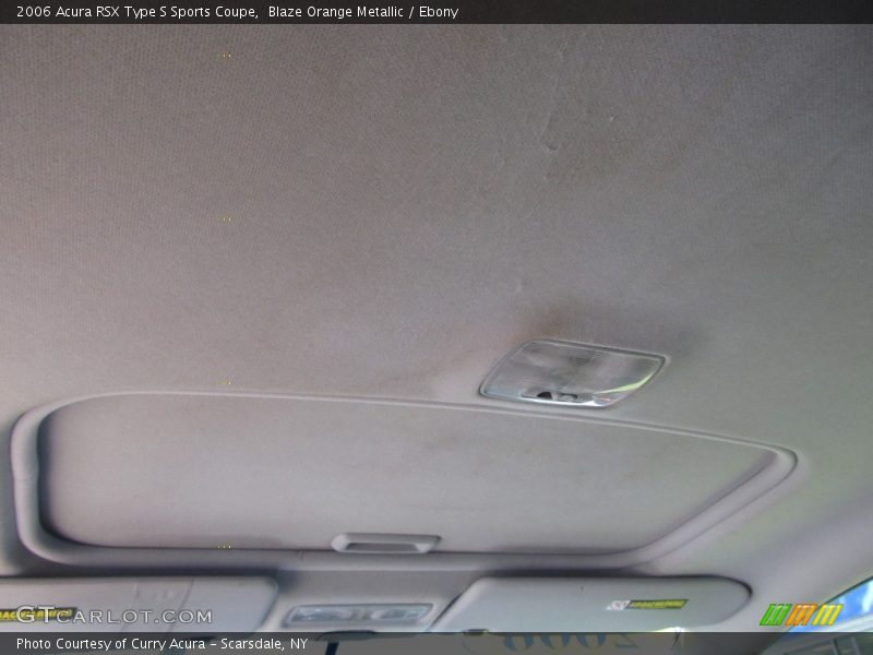 Blaze Orange Metallic / Ebony 2006 Acura RSX Type S Sports Coupe