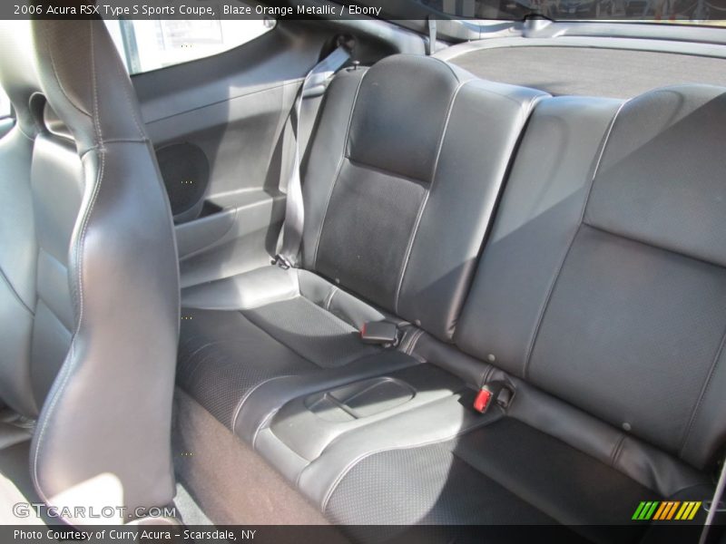 Blaze Orange Metallic / Ebony 2006 Acura RSX Type S Sports Coupe
