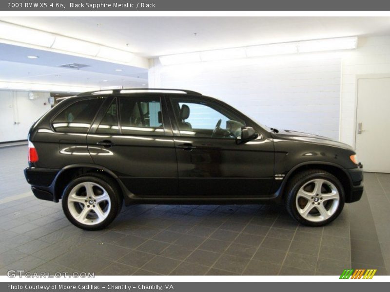 Black Sapphire Metallic / Black 2003 BMW X5 4.6is