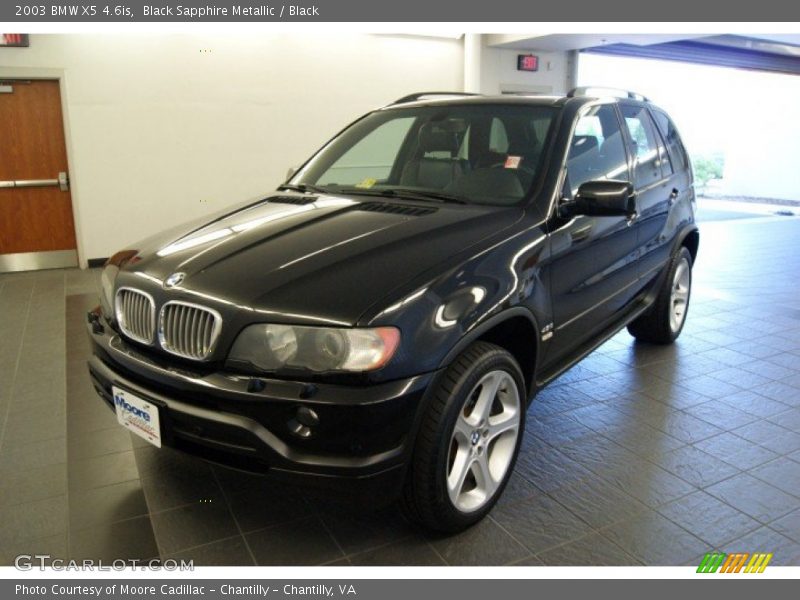 Black Sapphire Metallic / Black 2003 BMW X5 4.6is