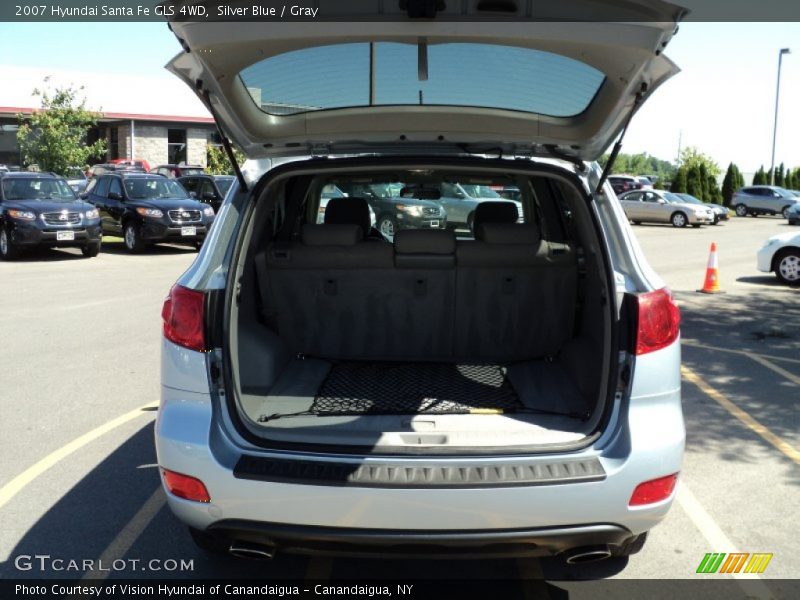 Silver Blue / Gray 2007 Hyundai Santa Fe GLS 4WD