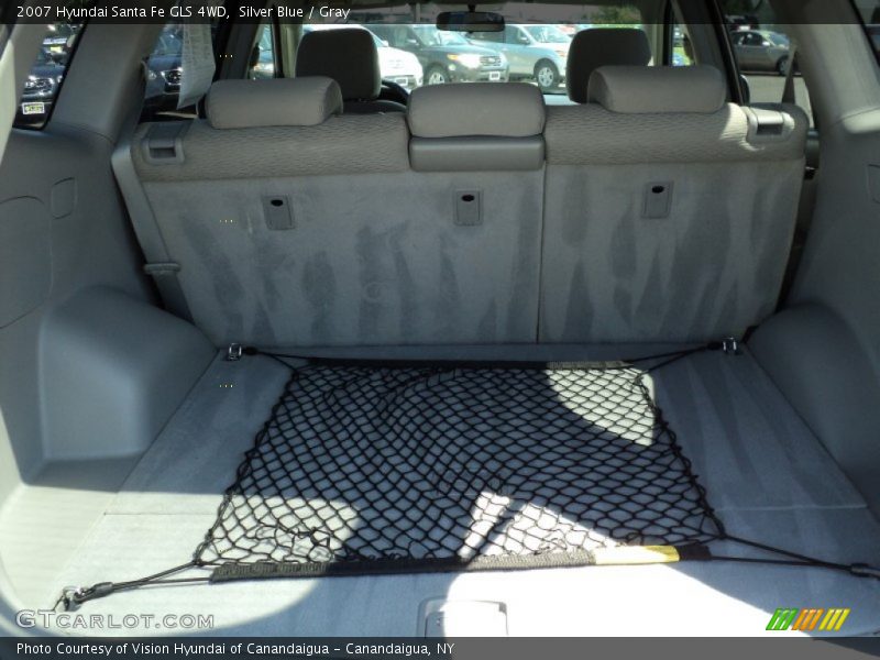 Silver Blue / Gray 2007 Hyundai Santa Fe GLS 4WD