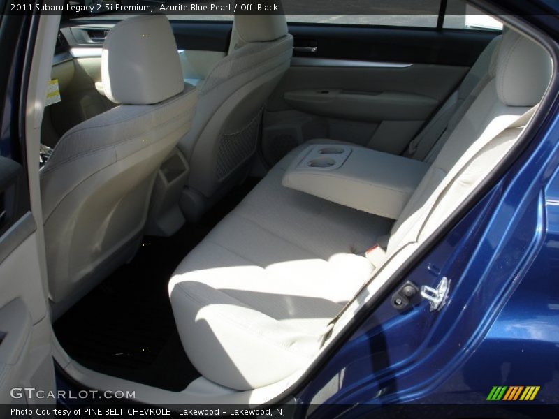 Azurite Blue Pearl / Off-Black 2011 Subaru Legacy 2.5i Premium