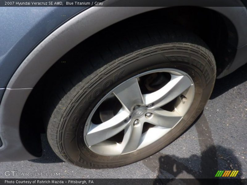 Blue Titanium / Gray 2007 Hyundai Veracruz SE AWD