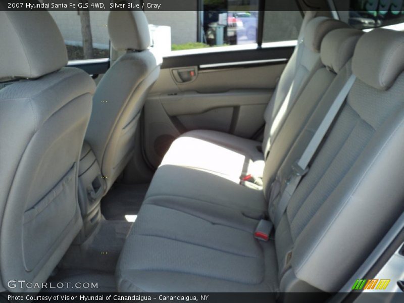 Silver Blue / Gray 2007 Hyundai Santa Fe GLS 4WD
