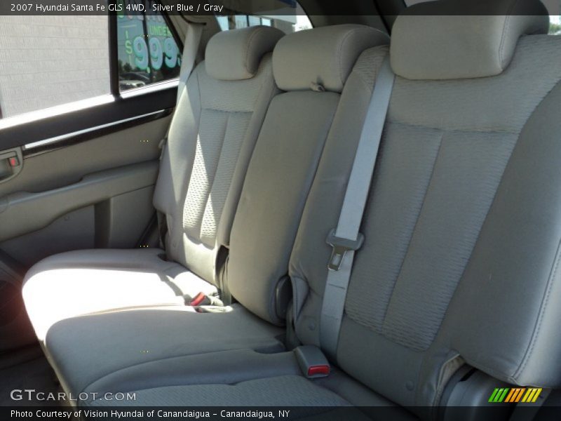 Silver Blue / Gray 2007 Hyundai Santa Fe GLS 4WD