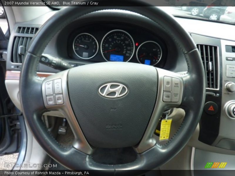 Blue Titanium / Gray 2007 Hyundai Veracruz SE AWD
