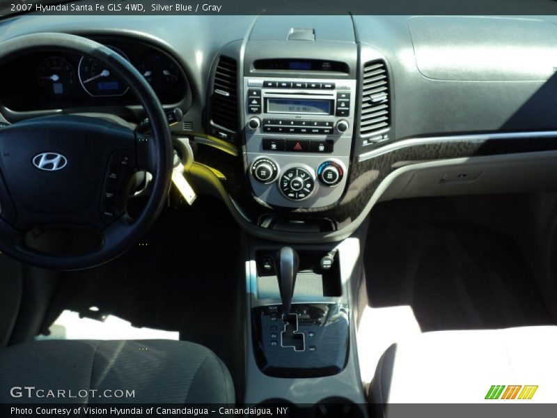 Silver Blue / Gray 2007 Hyundai Santa Fe GLS 4WD