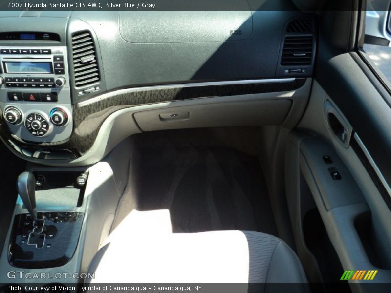 Silver Blue / Gray 2007 Hyundai Santa Fe GLS 4WD