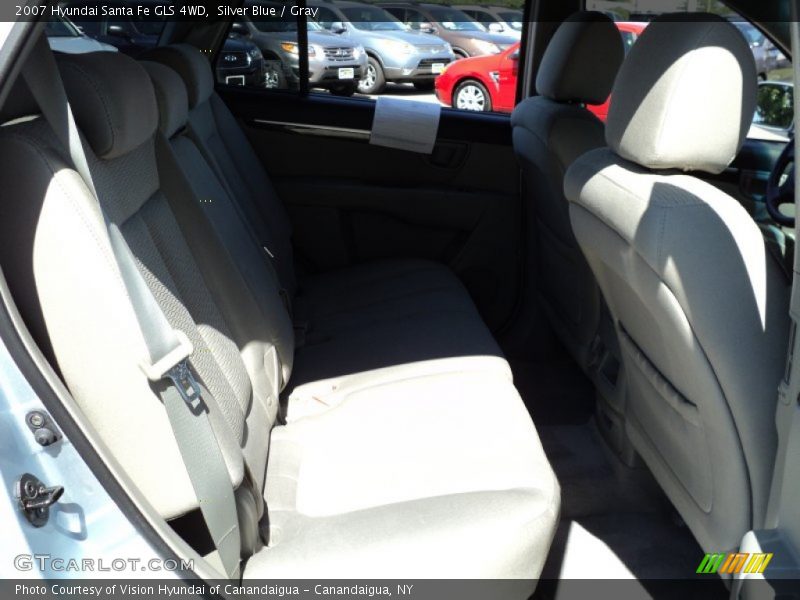 Silver Blue / Gray 2007 Hyundai Santa Fe GLS 4WD