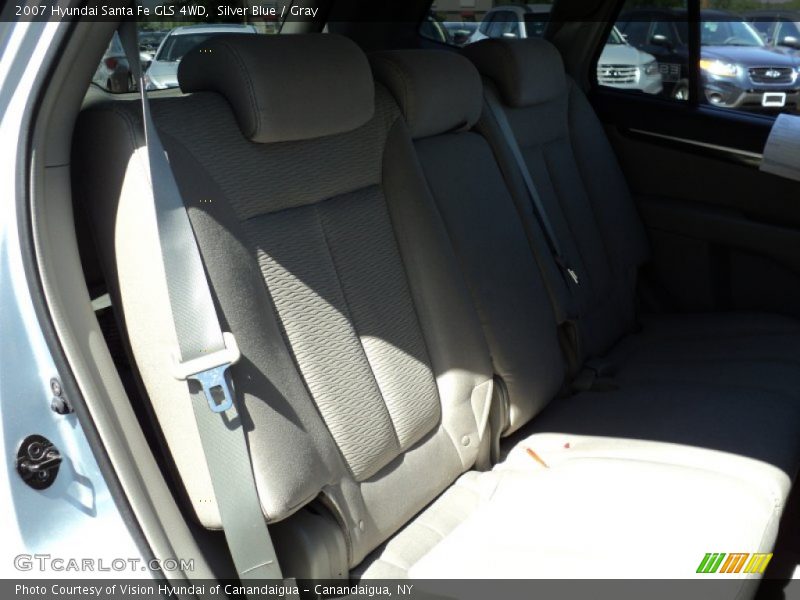 Silver Blue / Gray 2007 Hyundai Santa Fe GLS 4WD