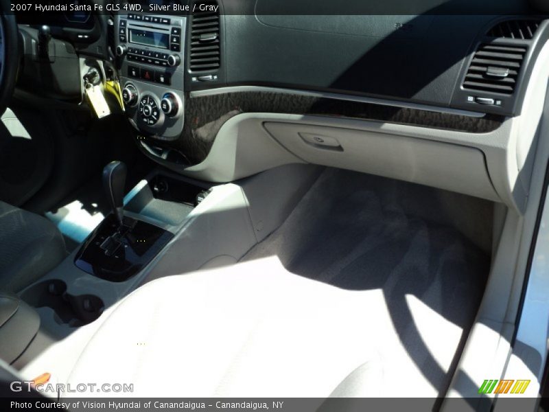 Silver Blue / Gray 2007 Hyundai Santa Fe GLS 4WD