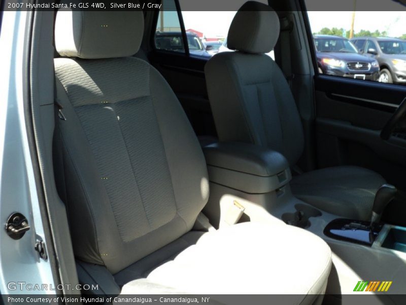 Silver Blue / Gray 2007 Hyundai Santa Fe GLS 4WD