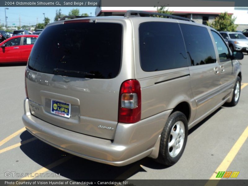 Sand Beige / Beige 2004 Oldsmobile Silhouette GL