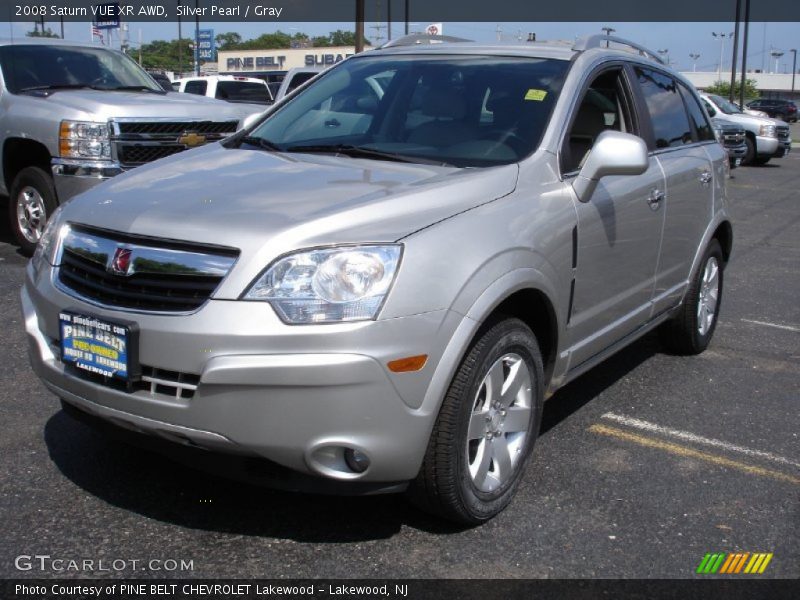 Silver Pearl / Gray 2008 Saturn VUE XR AWD