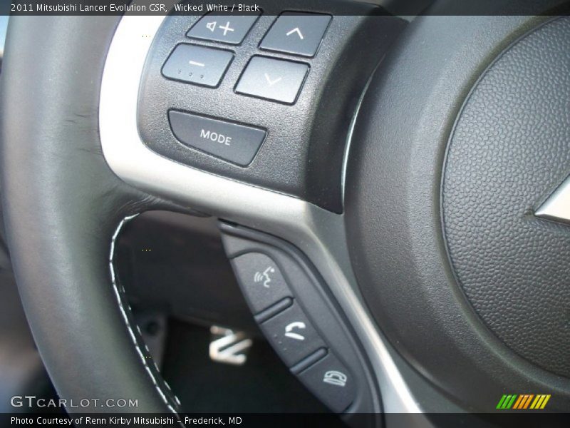 Controls of 2011 Lancer Evolution GSR