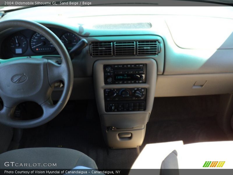 Sand Beige / Beige 2004 Oldsmobile Silhouette GL