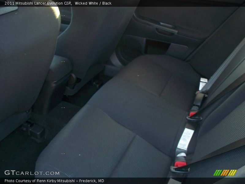 Wicked White / Black 2011 Mitsubishi Lancer Evolution GSR