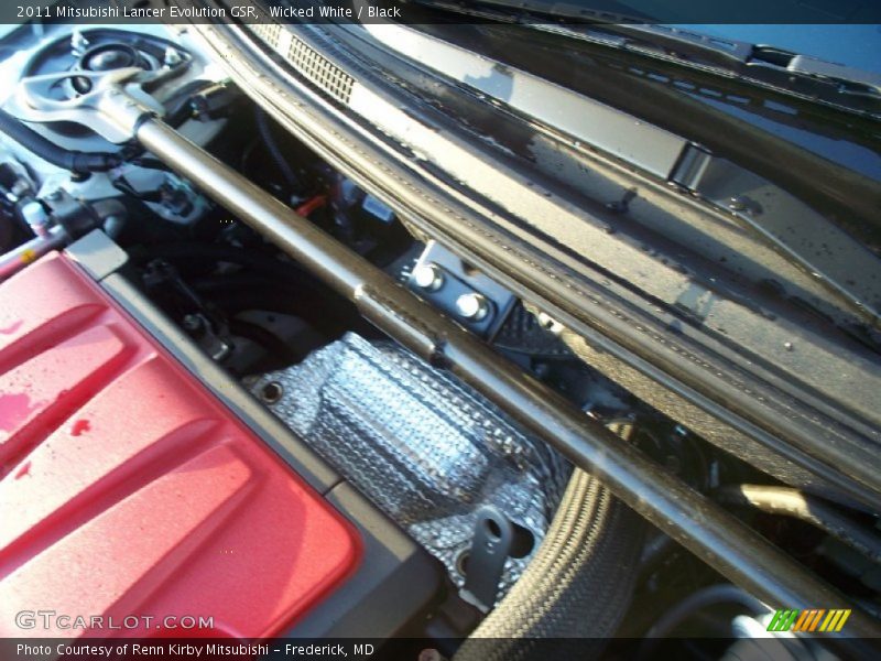 Wicked White / Black 2011 Mitsubishi Lancer Evolution GSR