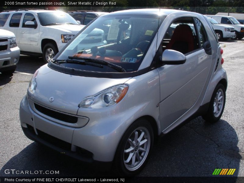Silver Metallic / Design Red 2008 Smart fortwo passion coupe