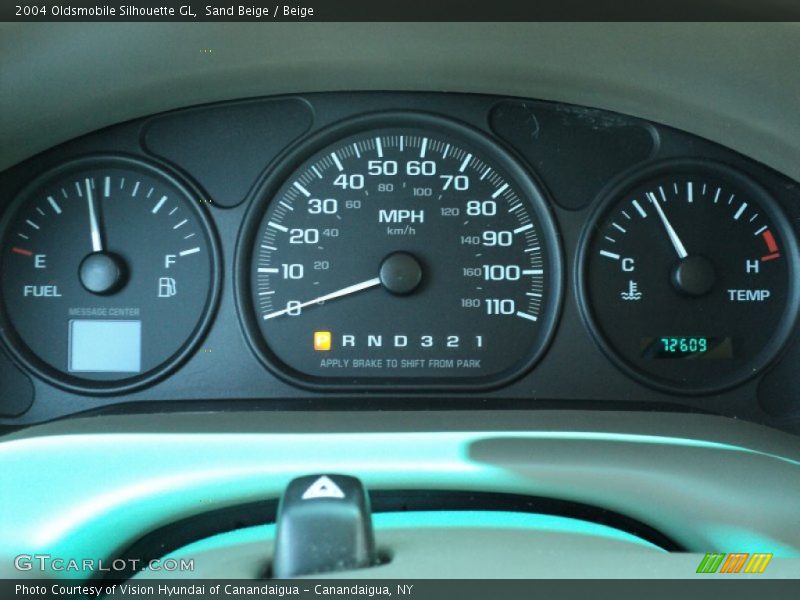 Sand Beige / Beige 2004 Oldsmobile Silhouette GL