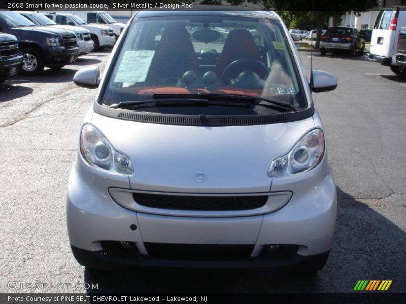 Silver Metallic / Design Red 2008 Smart fortwo passion coupe