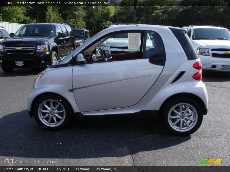 Silver Metallic / Design Red 2008 Smart fortwo passion coupe