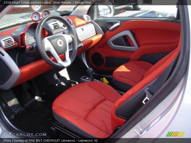 Silver Metallic / Design Red 2008 Smart fortwo passion coupe