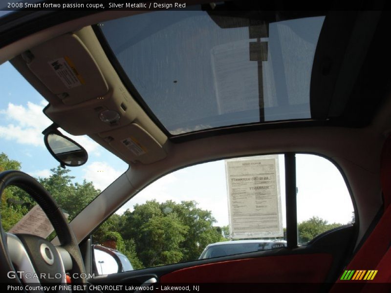 Silver Metallic / Design Red 2008 Smart fortwo passion coupe